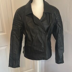 Lisa Rinna Faux Leather Jacket